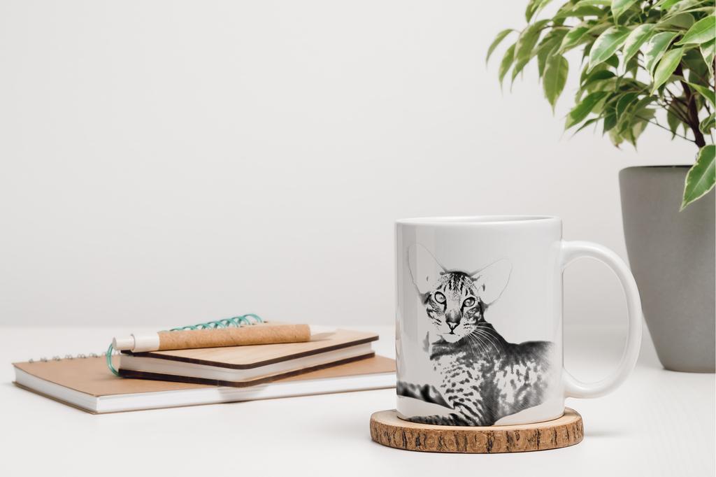 Orientalische - Katzen Tasse, fröhliche Tasse für einen Hundeliebhaber, personalisiertes Geschenk von der Marke Art-Dog