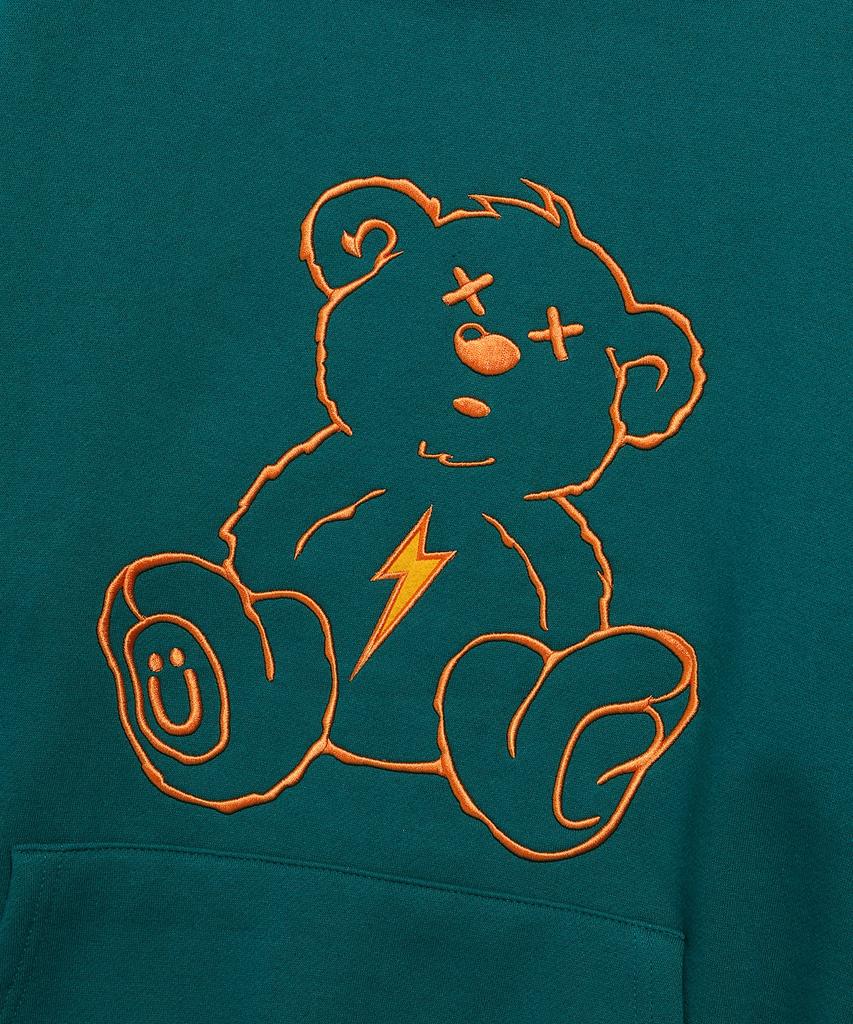 Thunder Bear Hoodie_Blue Green(Ik2Cfmm402A)