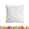 Osterhase Kissenbezug 45x45cm Gemütlicher Sofakissenbezug Bürorückenlehne Lendenkissenbezug für Stilvolle Wohnzimmer Schlafzimmer Dekoration