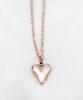 Glory_Arden [Women'S] Rosegold_Heart Daily Necklace / Ghmn-375
