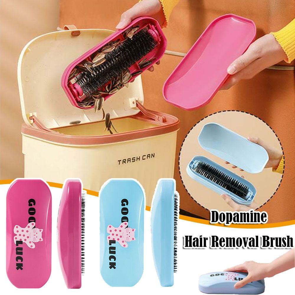 

Dopamine Carpet Crumbs Table Brush Multifunctional Dust Brush For Home Bedroom Office рожевий червоний колір