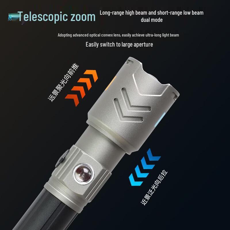 Lilang SD-90 High-Brightness USB-C Rechargeable Tactical Flashlight