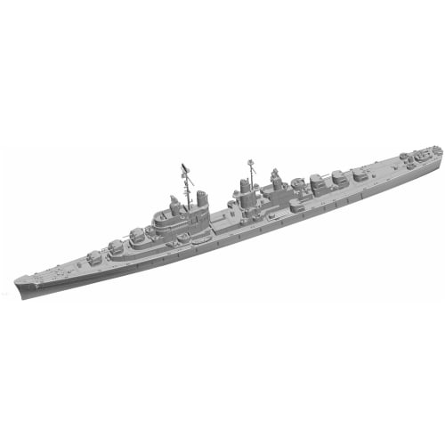 Vee Hobby 1/700 Scale Deluxe Edition Plastic Model Kit of the USS San Diego CL-53 Light Cruiser, 1944, Model VEEE57012, Pre-painted