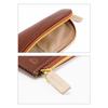 Iroha Publishing SUNNY FLAT PEN CASE L-LSLP-M-01 Brown, Genuine Leather Pencil Case