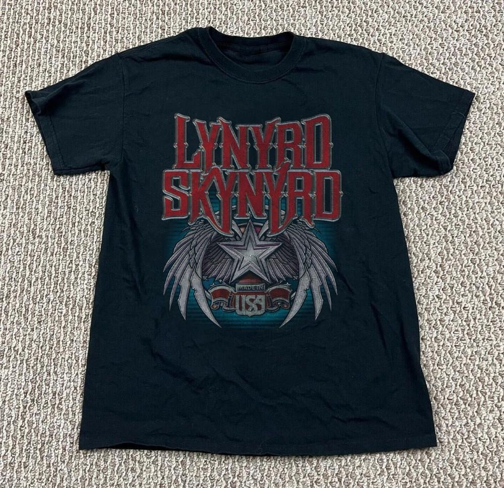 Винтажная футболка с логотипом Lynyrd Skynyrd, Черная хлопковая футболка унисекс, Размеры S-5XL XXXXL
