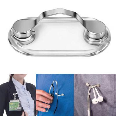 Magnetic Eyeglass Holders Clear Plastic Glasses Clips Anti Slip Fashion Accessories