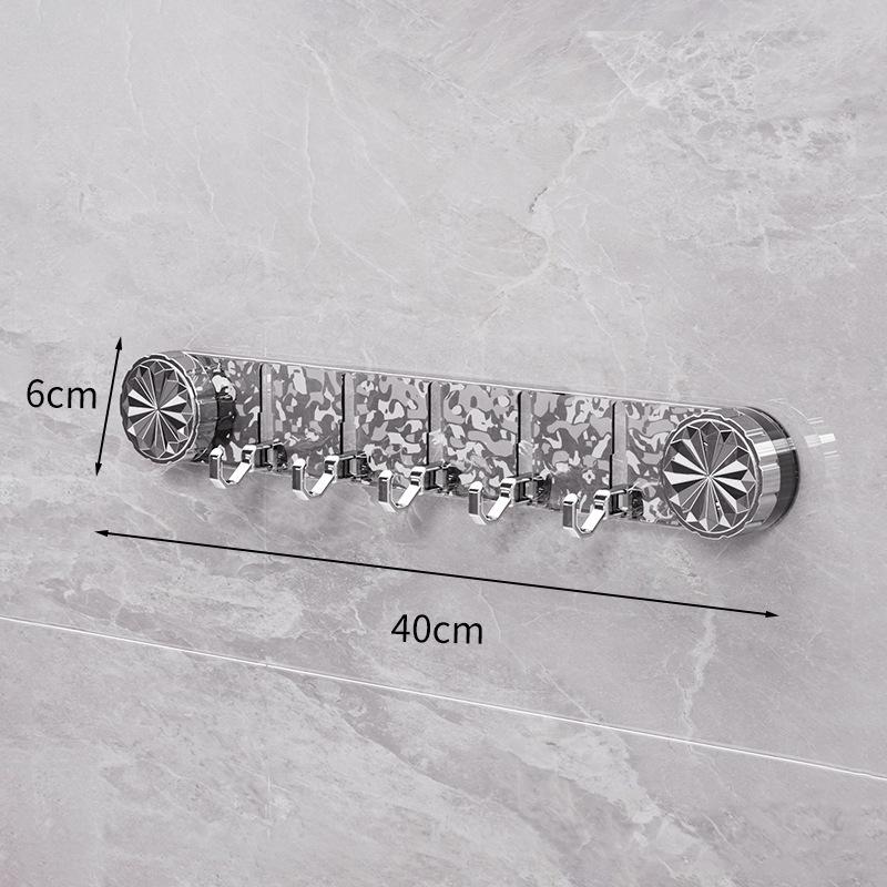

Luxury Wall-Mounted Wavy Hook with Strong Suction – No Drilling Required