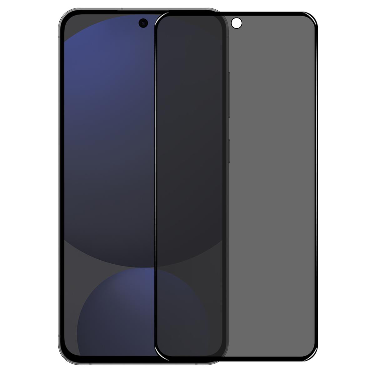 

NORTHJO A++ For Samsung Galaxy S24 FE Privacy Screen Protector Silk Printing Full Glue Anti-Spy Tempered Glass Film Type A