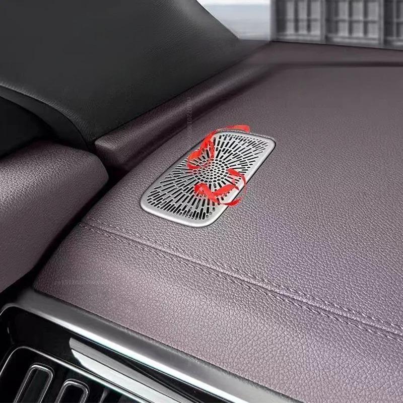 For BYD Song Plus DM-i EV 2024 2025 2026 Car Dust Cover for Air Outlet Instrument Panel Air Outlet Modification Stainless
