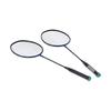2 Player Badminton Racquets Set Lightweight Carbon Composite Double Rackets for Adults