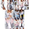 Ladies Long Hooded Cardigan Knitted Sweater Coat For Winter Casual Plus Size Style