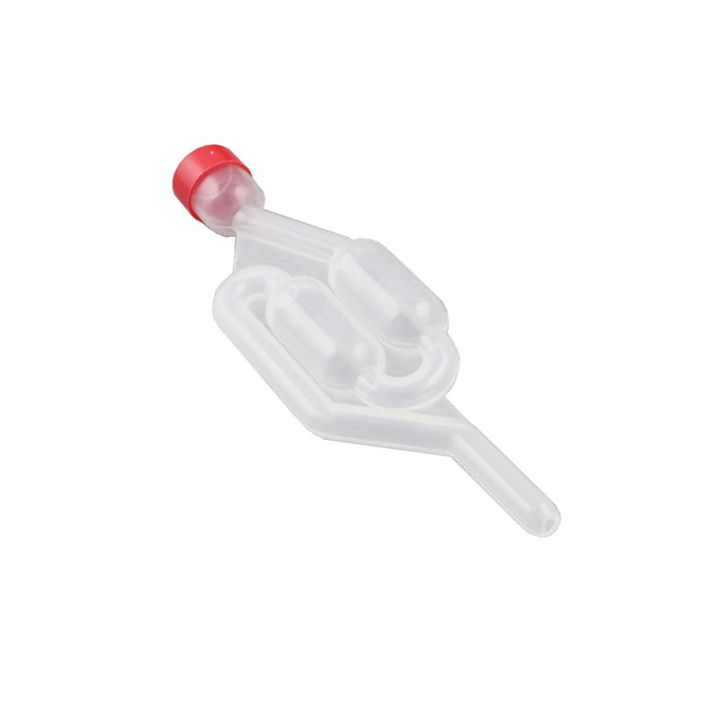 1pc Twin Bubble Airlock One-way Exhaust Water Seal Valve With Silicone Grommet for Beer Wine Making Household Distiller Tools