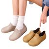Youth attendance campus wind rubber shoes flat for shallow mouth waterproof shoes lazy rain shoes women's shoes