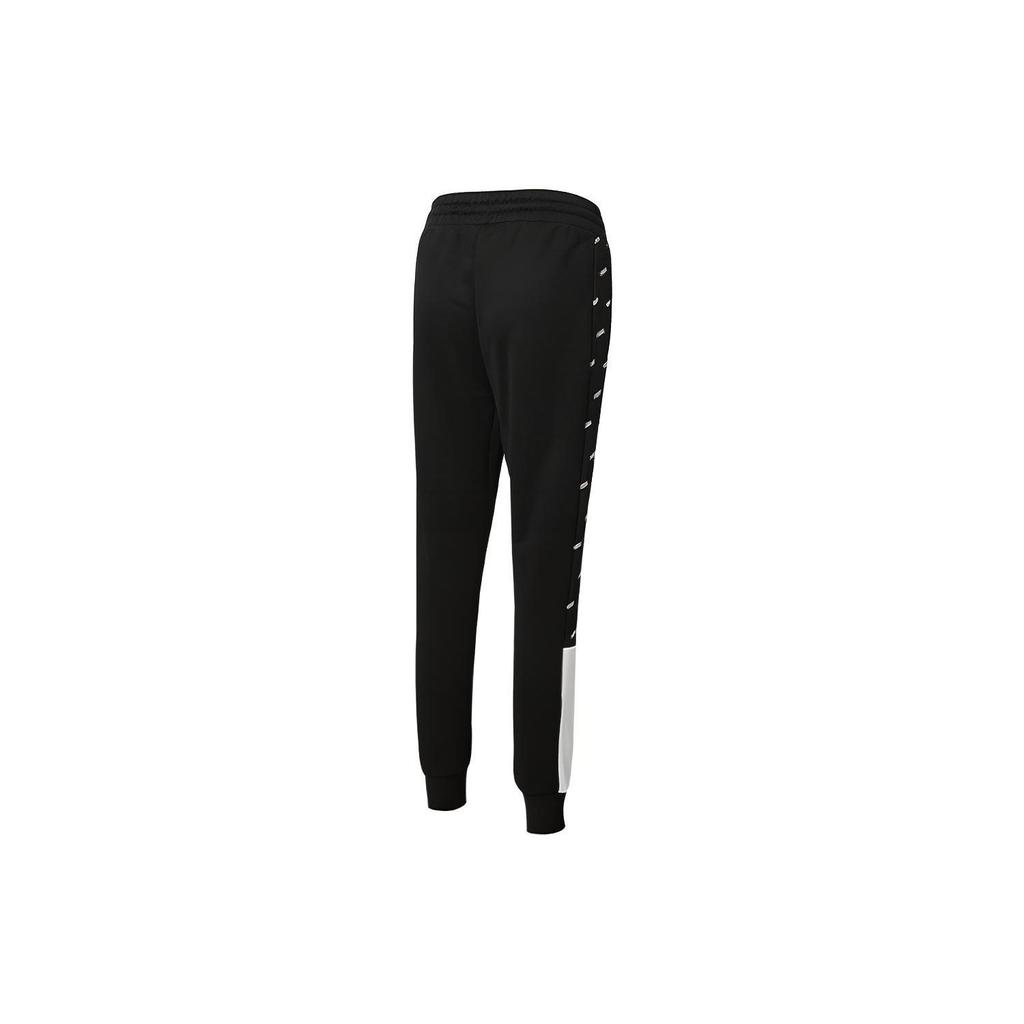 Puma Farbblock Logo Print Bündchen Sporthose Damen Unterteile Schwarz 597349-51