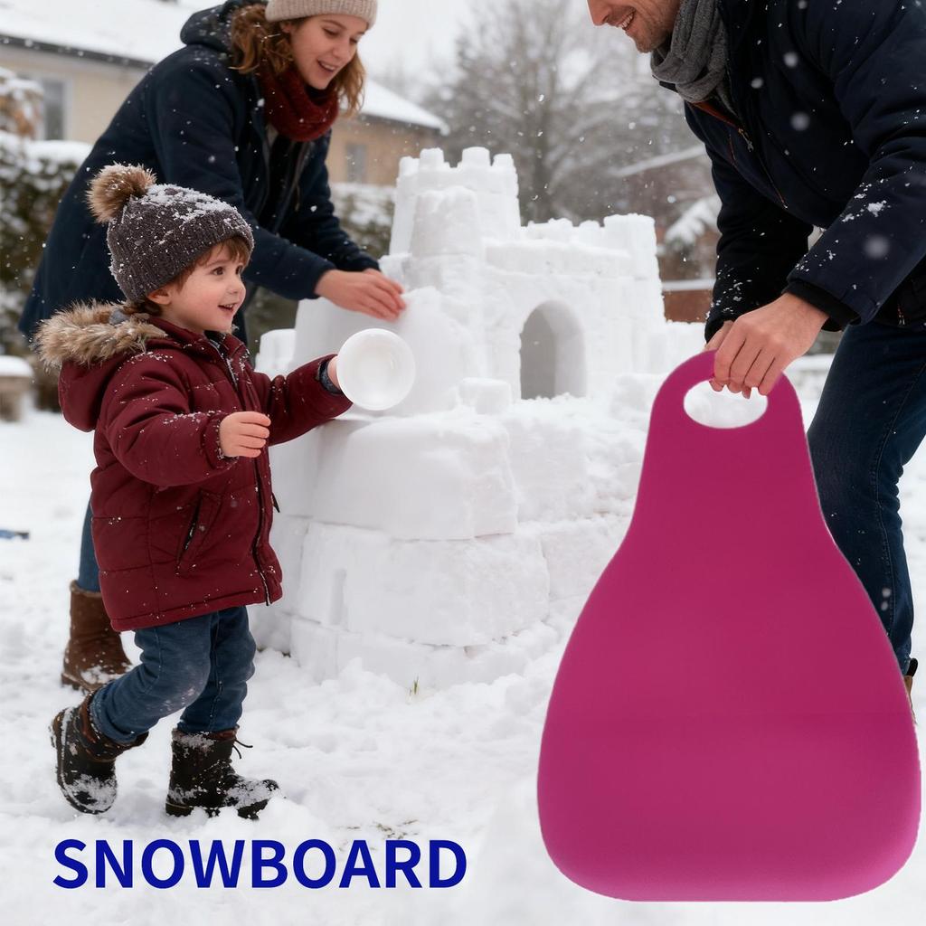 Snow Sled Flying Carpet Snowboard Rolling Flexible Rug Sled Winter Toy Portable Sledge Snow Board Mat Skiing Pad Ski Board