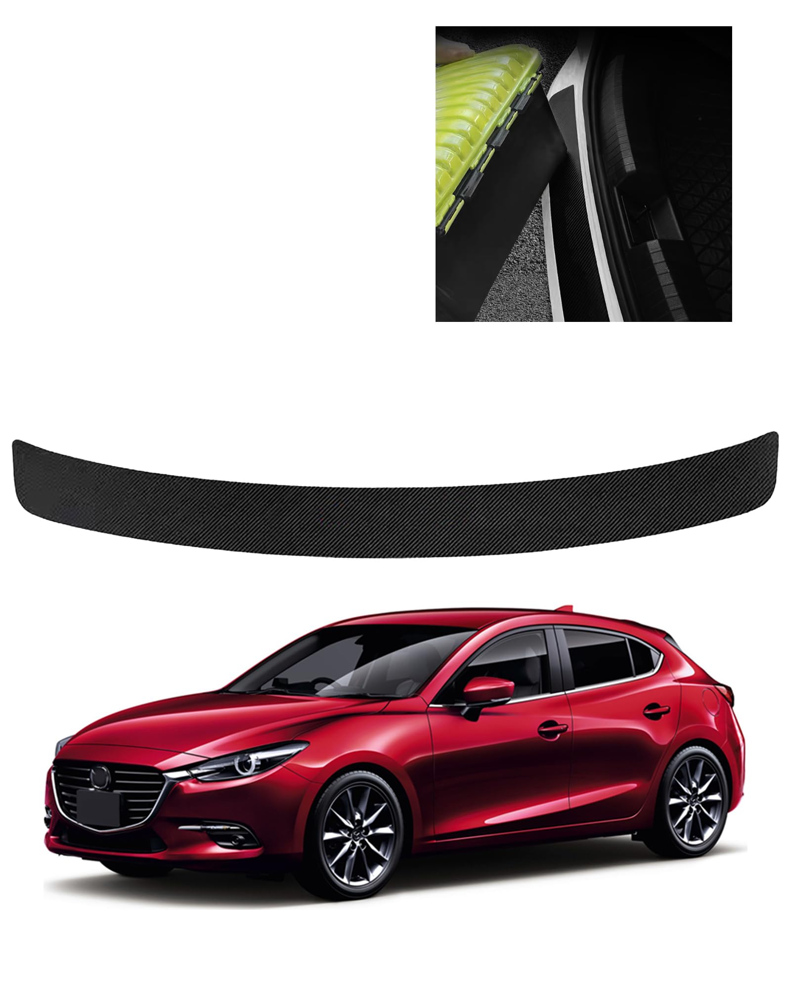 

Защита заднего бампера для Mazda Axela/Mazda Atenza/Mazda Roadster ND / Mazda CX-5 CX-50 CX-60 Защита заднего бампера автомобиля Защита от царапин Защита от старения