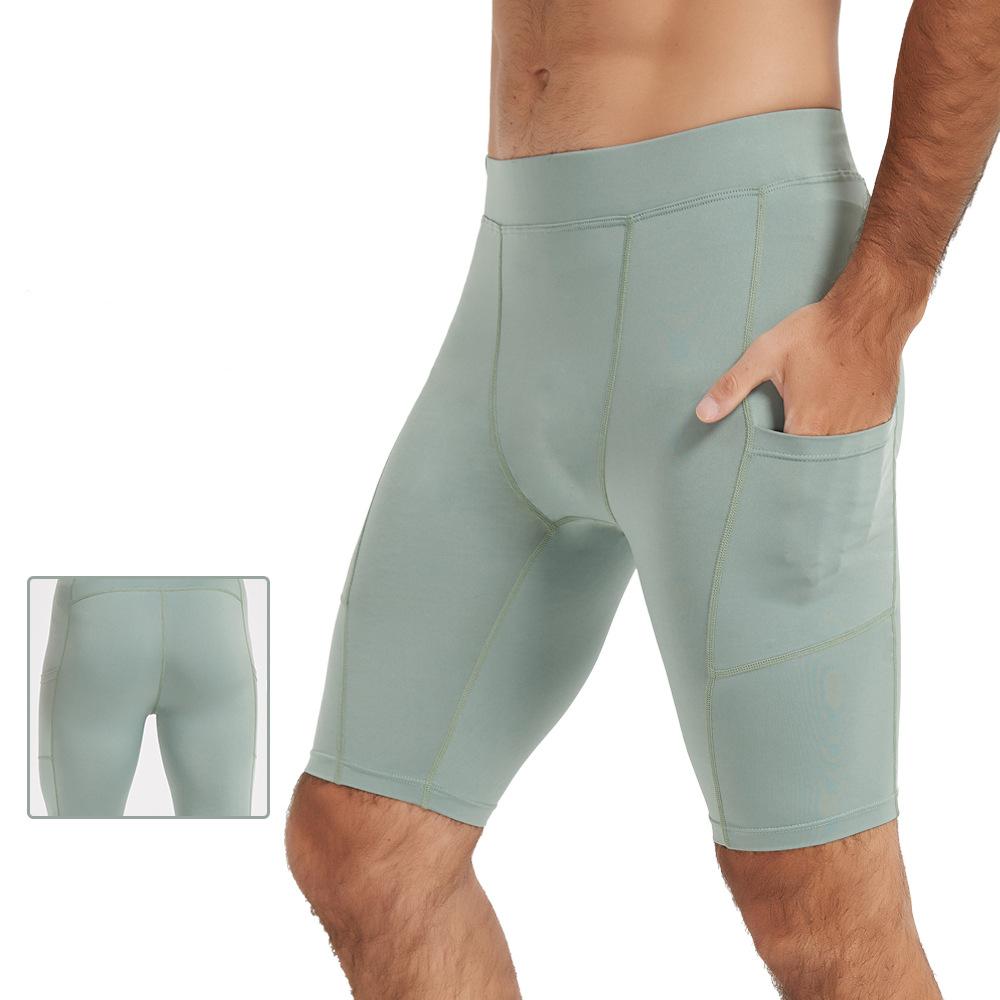 Men's Workout Tights Running Shorts Fitness Quick Dry Compression Pants