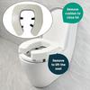 Soft Padded Toilet Seat Cushion,Toilet Riser,Practical,Comfortable,Easy Clean with Foam Thicken