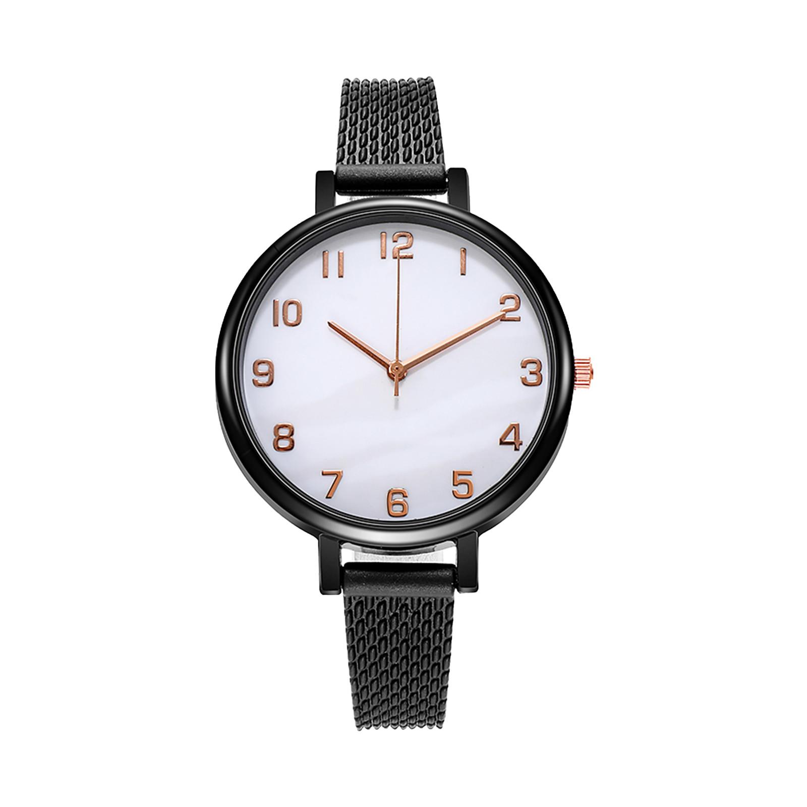 

Ladies Casual Fashion Quartz Watch Malachite Green Dial Silicone Strap Watch білий