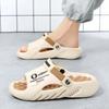 Modische Massage-Hausschuhe für Herren, für drinnen und draußen, Sandalen, Strand, Freizeitschuhe, Slides, Herrensandalen, große Größe, bequem, weich, Übergröße