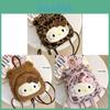 Hello Kitty Plush Twinshoulder Bag With Padded Straps For Youth Daily Travel