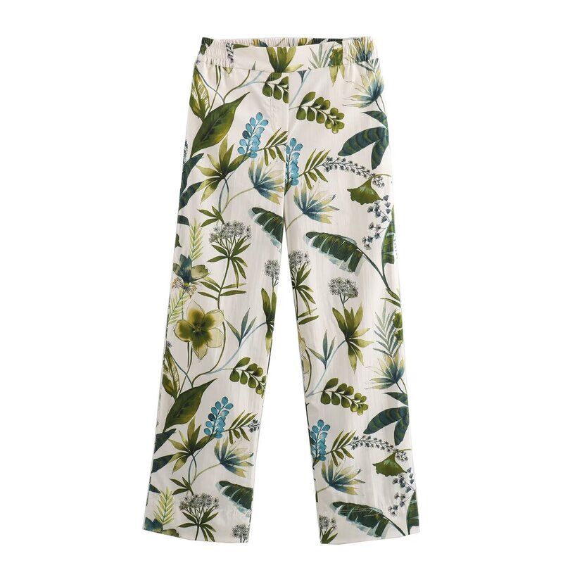 

Women s Fashion Style Summer Temperament Wild Waist Decorations Shirt Pants L