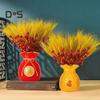 Lucky Bag Vase Wealth Bag Flower Vase Table Centerpiece Fortune Bag Money Bag Figurine for Bedroom Office Chinese New Year Decor