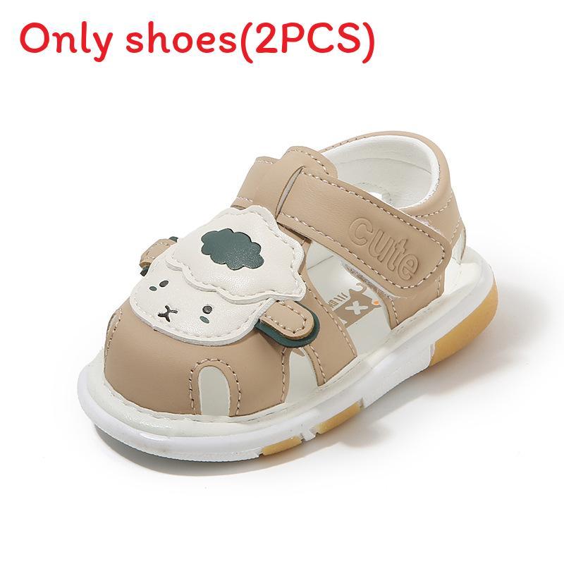 

Baby Summer Cartoon Sandals With Soft Sole And Magic Tape For Toddler 13.5cm хакі