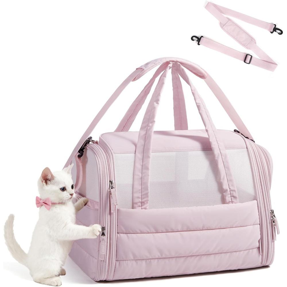 Quilted Pet Carrier Soft-Sided Puppy Carrier New Dog Carrier  Outdoor Travel