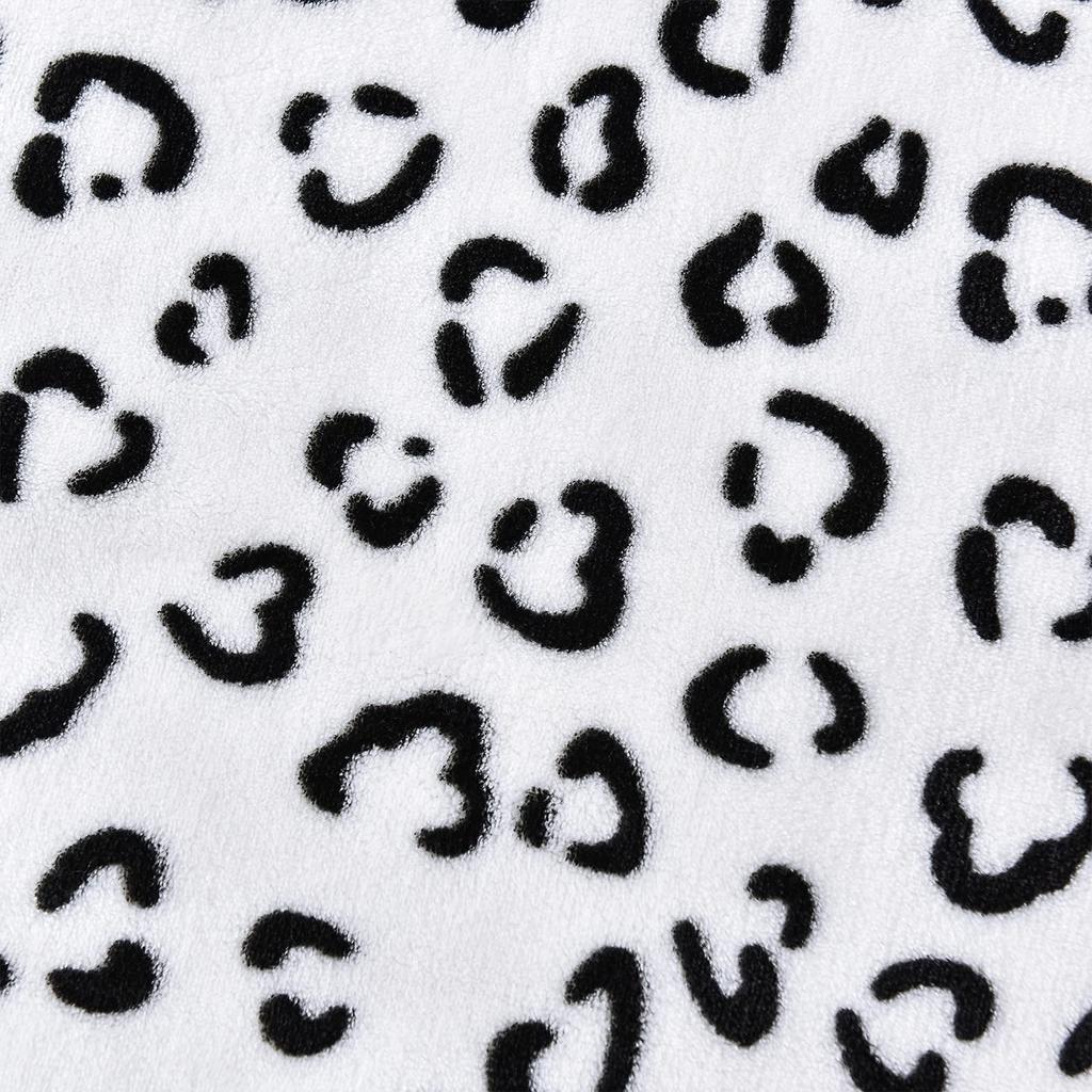 Leopard Print Flannel Blanket Digital Print Blanket Student Blanket Sofa Blanket