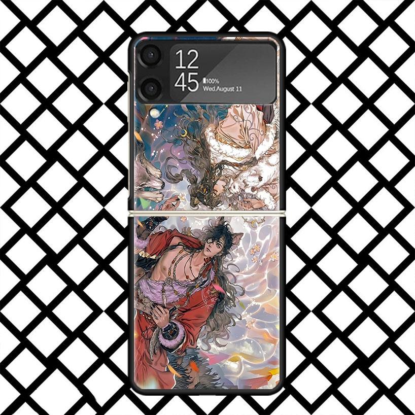 

Heaven Official s Blessing Phone Case For Samsung Z Flip 7 6 5 4 3 Galaxy ZFLIP7 ZFlip6 5G Flip5 Flip4 Flip3 5g Black Hard Cover Samsung Z Flip 6