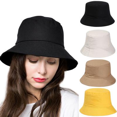 Spring Summer Anti-UV Foldable Portable Sun Hat Beach Cap Bucket Hat Fisherman Cap