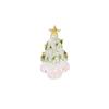 Miniature Christmas Tree Miniature Glass Handcrafted Glass Sculpture  Desktop Decoration