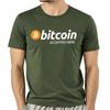 Camiseta con Logo BTC aceptado aquí para hombre ropa de meme de criptomoneda Bitcoin Camiseta