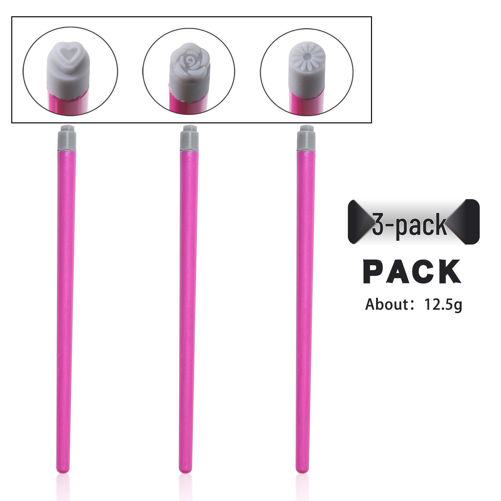 

Набор силиконовых ручек для стемпинга для нейл-арта своими руками - Персонализированные дизайны и цветочные граффити