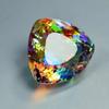 Fabulous Mystic Topaz Rainbow Natural Trillion Cut 43-45 Ct Certified Gemstone