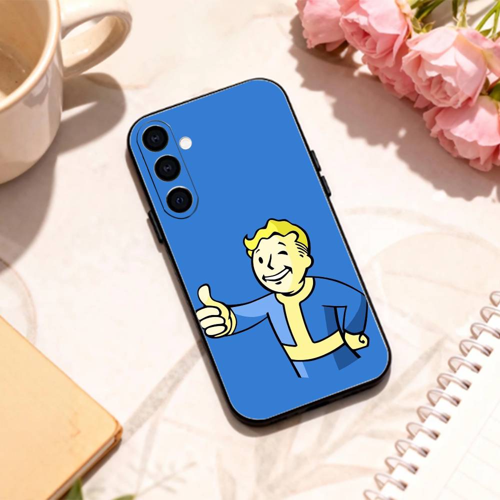 V-Vault B-Boy F-Fallout Phone Case For Samsung Galaxy A73,A72,A71,A70,A53,A52,A51,Others Soft Black Shell