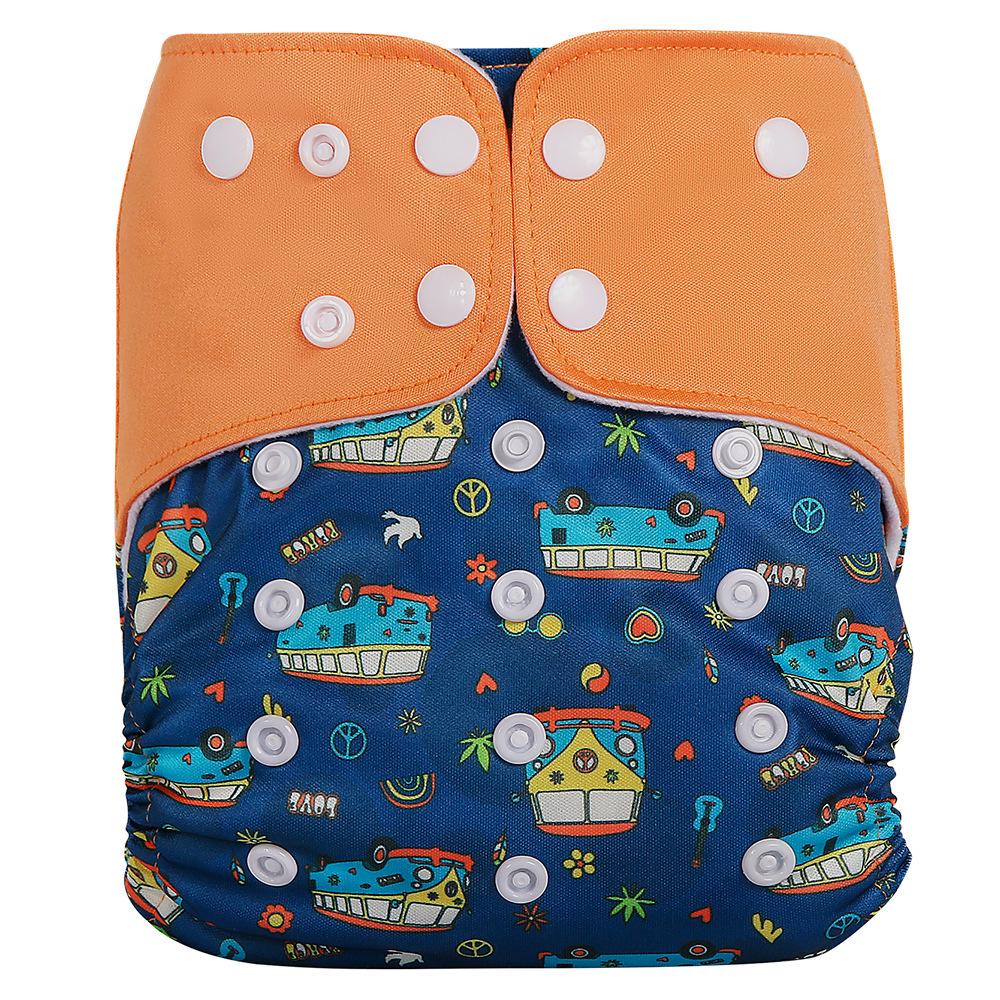 Babyshow Unisex Printed Washable Cloth Diapers & Training Pants for Summer