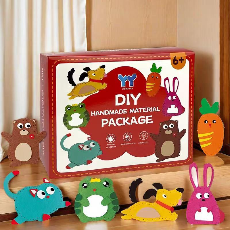 

DIY Non-Woven Fabric Doll Kit: Creative Educational Pendant Set for Kids