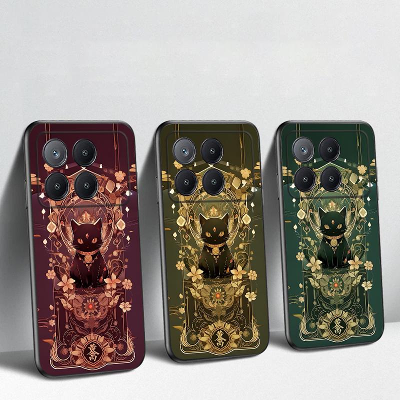 Fantasy Lucky Cat Blue For Xiaomi Poco X7 M7 Pro 5G M5 X4Pro 6 4G C65 75 F6 F5 X6 5 7 X5 F7 Ultra M5S 4Pro 5G soft phone case