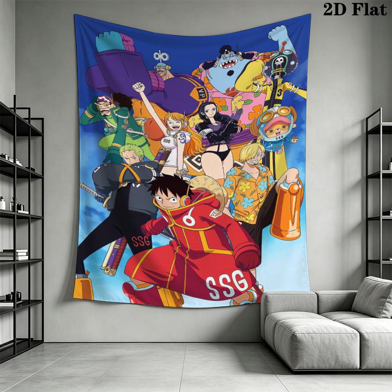 One Piece Wall Tapestry Aesthetic Wall Hanging Printed Fabric Blanket Decorative Tapestries for Bedroom Living Room Home Decor