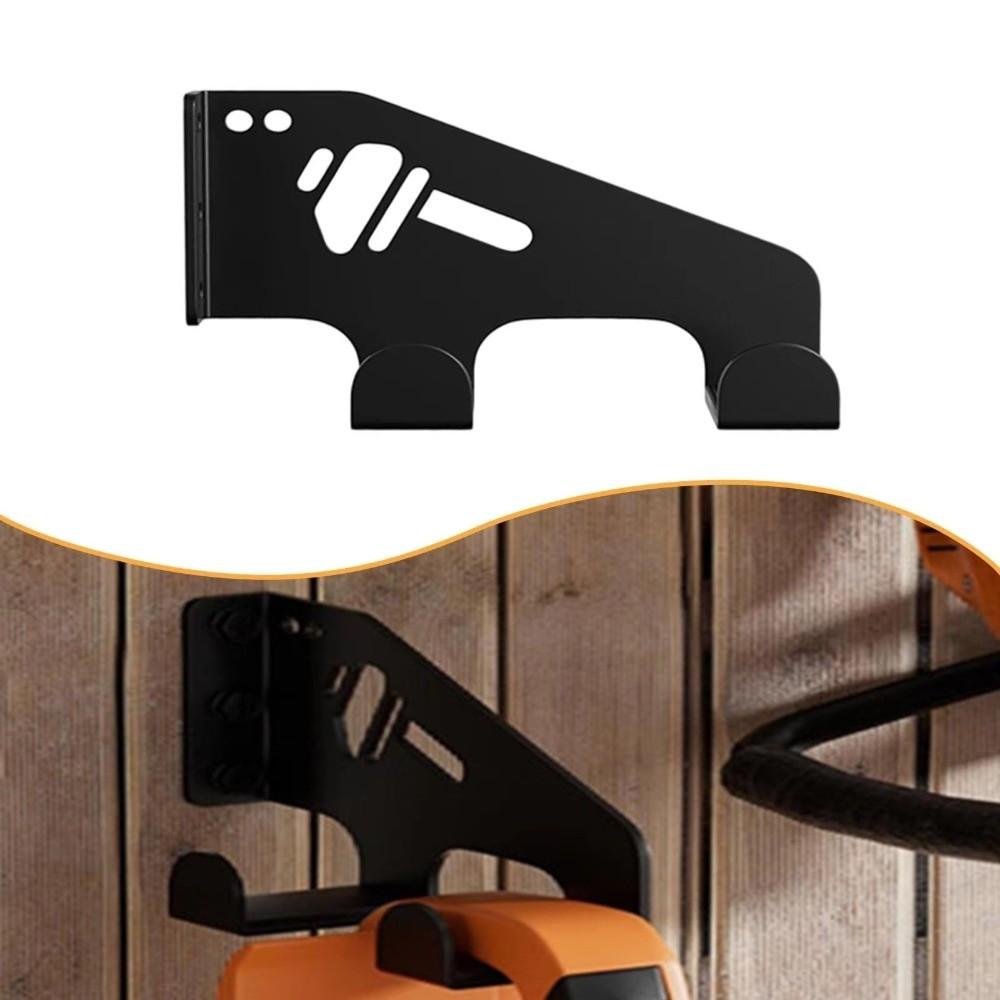 Tool Hanger Metal Chainsaw Wall Mount Space Saver Heavy Duty Chainsaw Hangers Anti-Slip Chainsaw Rack Shed Organization