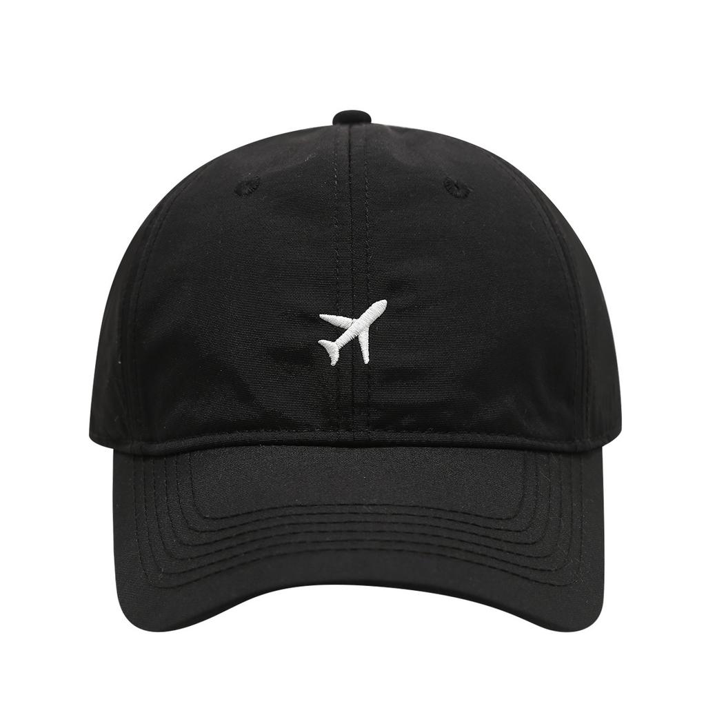 New four-season universal outdoor breathable quick-drying baseball cap men's and women's sports cap small plane embroidered curved brim cap