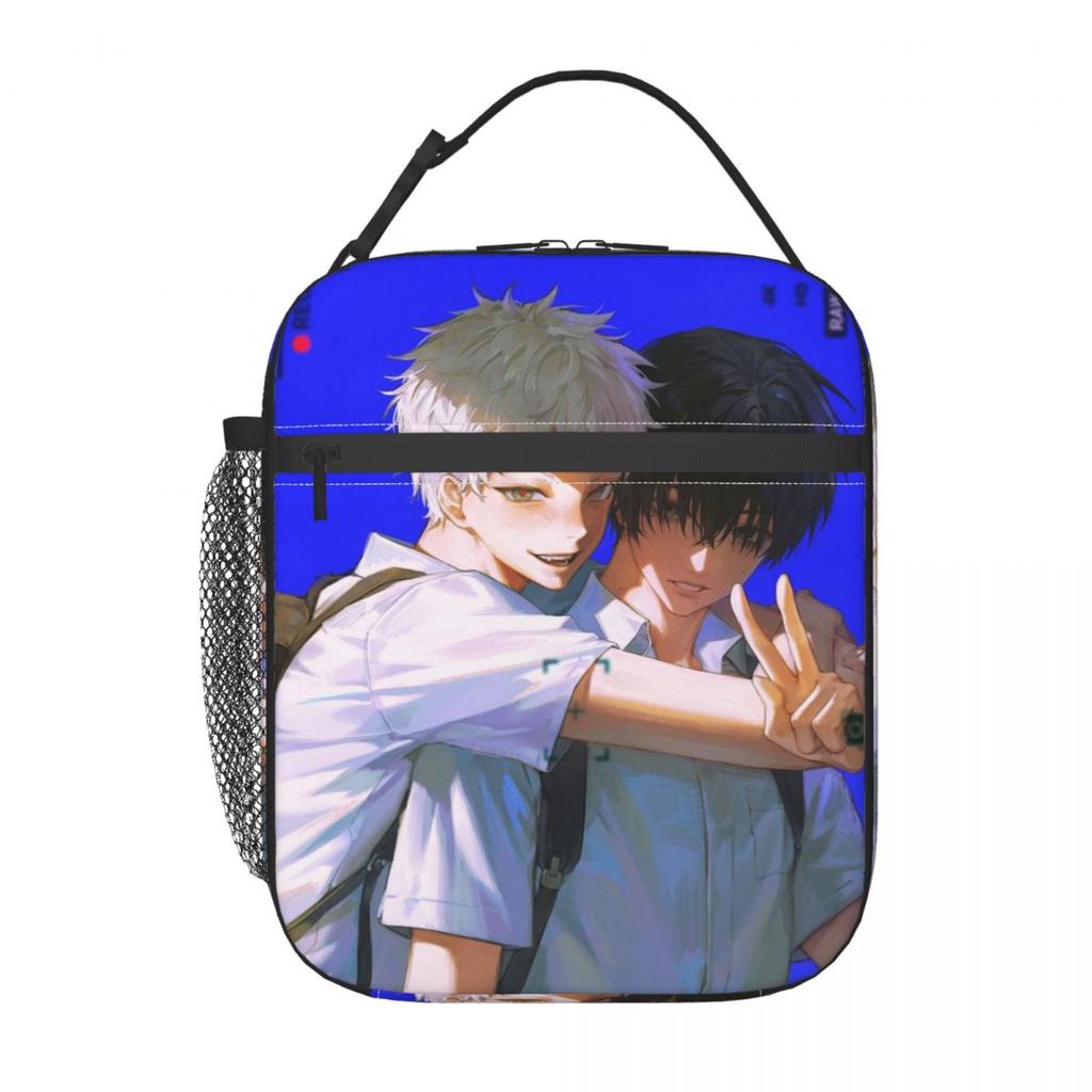 Die Sommer Hikaru Starb Anime Isolierte Lunchtasche für Damen Büro Kühltasche Thermische Lebensmittelbox Tragbare Lunchboxen Behälter