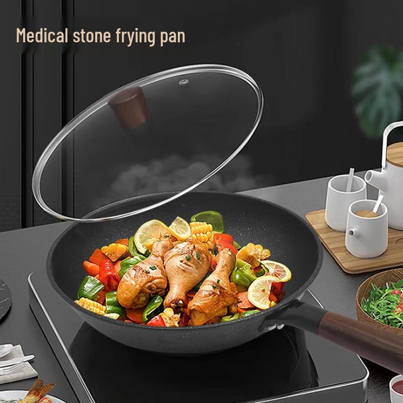 Hanle Maifan Stone Non-stick Stir-fry Wok