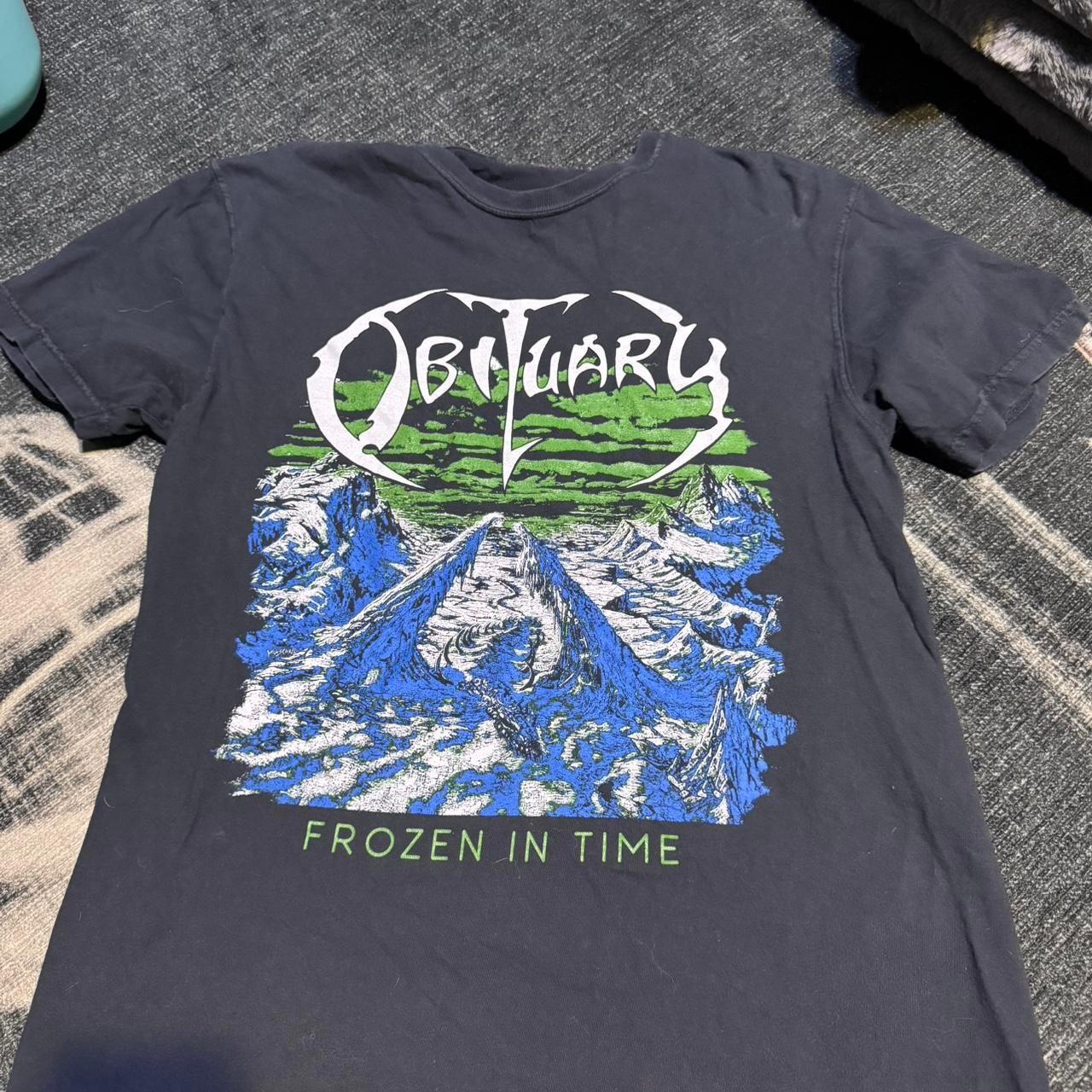 New Obituary frozen in time Gift For Fans Unisex S-5XL Shirt SS857 S