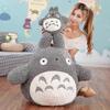 Large Totoro Plush Toy and Pillow, Cartoon Stuffed Doll for Girls and Children's Birthday Gifts