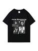 2024 Kpop Wooyoung Graphic Black T-Shirt 'unisex Wo'unisex Fashion Oversized Short Sleeve T Shirts Unisex Summer 100% Cotton Tops(1)
