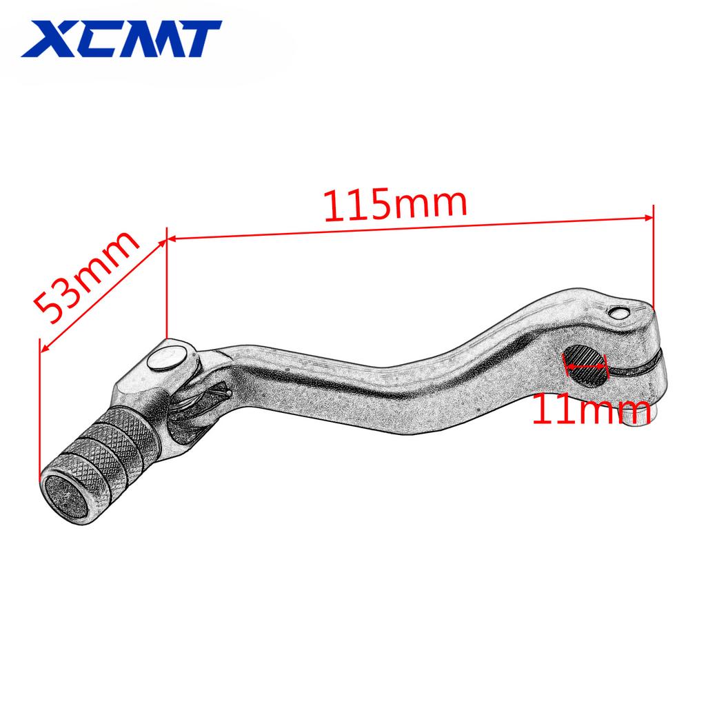 Motorcycle CNC Aluminum Folding Gear Shift Lever For Apollo Bosuer Kayo T2 T4 T6 K4 K6 NC CB Engine 250cc 300cc 450cc Universal