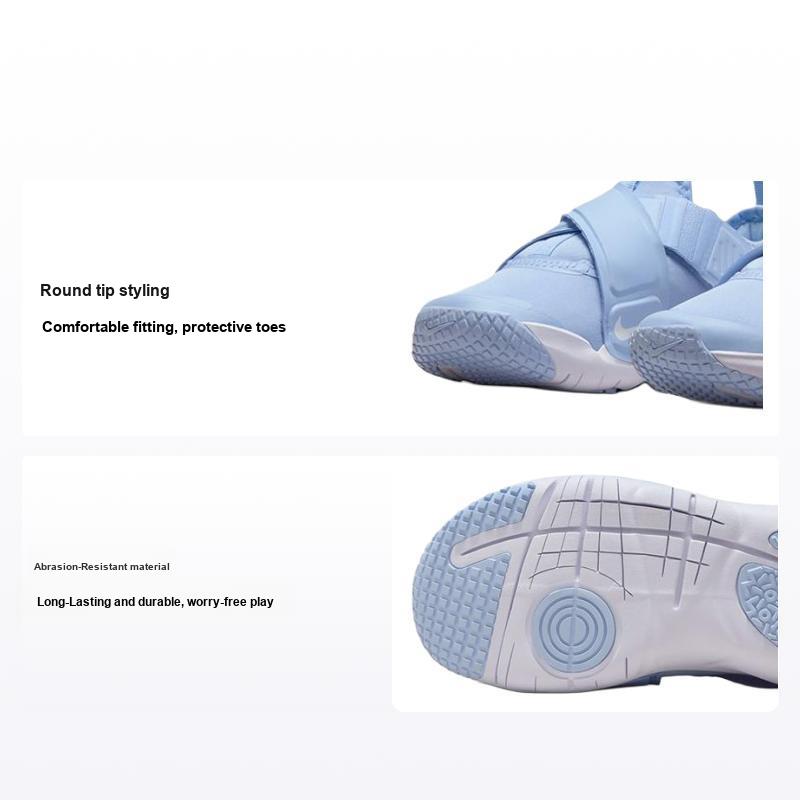 Nike Flex Advance Прочные Низкие Детские Беговые Кроссовки Детские Беговые Кроссовки Сине-Белые CZ0186-404 35